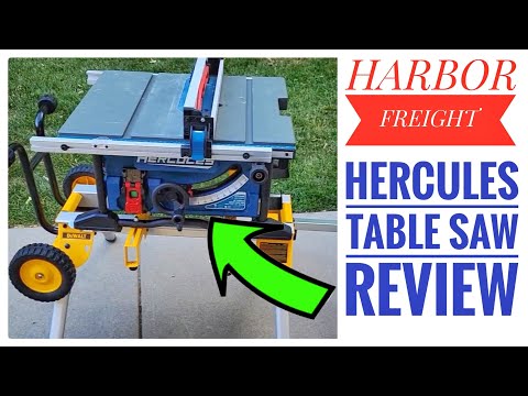 Harbor Freight Hercules Table Saw Review & Best Stand