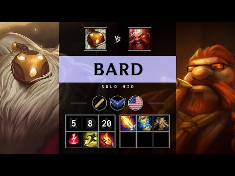 Bard Mid vs Gragas - NA Diamond Patch 25.11