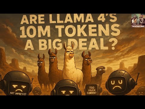Video thumbnail about the 10-million-token context window of Meta's Llama 4 Scout