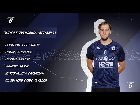 Rudolf Zvonimir Safranko - Left Back - MRD Dobrova - Highlights - Handball - CV -2021/22