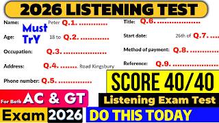 IELTS Listening Practice Test 2026 with Answers | 28.08.2026