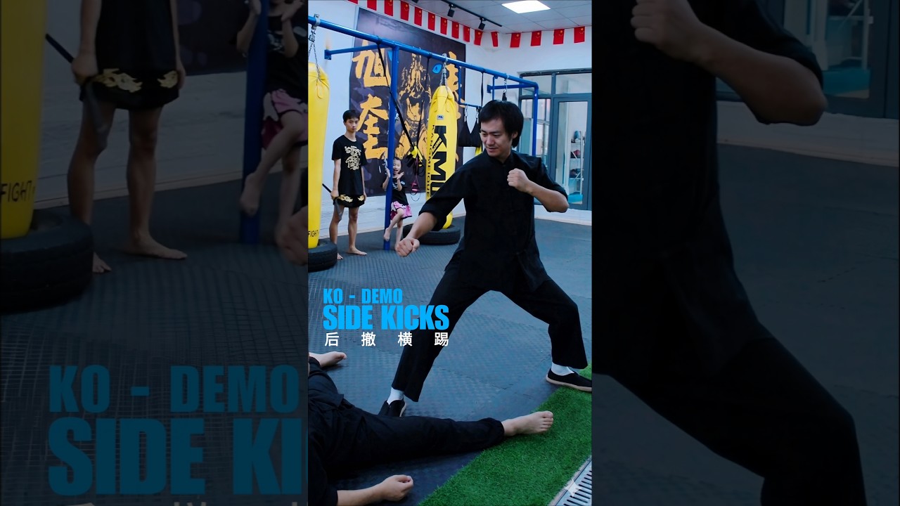 Bruce Lee’s JKD⚡Step-Back Side Kick Knockdown