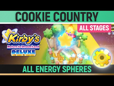 All Energy Spheres - Cookie Country - Kirby's Return To Dreamland Deluxe