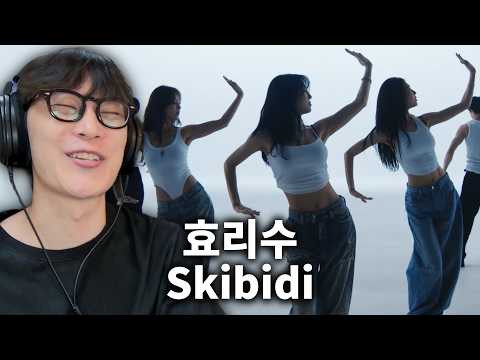 What a gap difference, it's a legend;;;; | Girls' Generation-HyoRisu 'Skibidi' Reaction