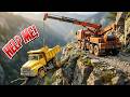 ⚠️ EPIC RESCUE! Toy Dump Truck Falling Off Cliff   Heroic Rescue Mission! 🏗️