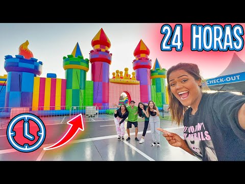 24 HORAS NO MAIOR PARQUE INFLÁVEL DA AMÉRICA !!!