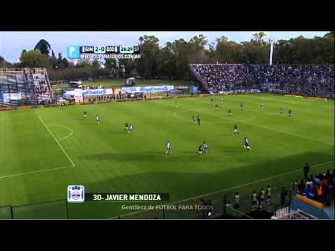Gol Mendoza. Gimnasia LP 2 - Godoy Cruz 0. Fecha 5. Primera División. FPT.