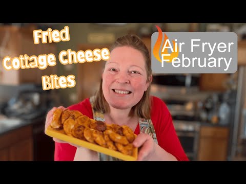 Crispy Air Fryer Cottage Cheese Bites | No Sugar, No Grains!