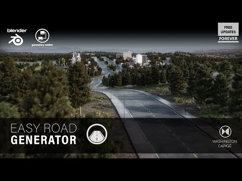 Easy Road Generator for Blender V1.3 Tutorial