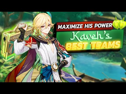 You NEED To Try These BROKEN Kaveh Teams | Kaveh Build & Team Build Guide|Genshin Impact Kaveh Guide
