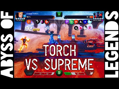 Abyss of Legends - Human Torch vs Symbiote Supreme - Path 4