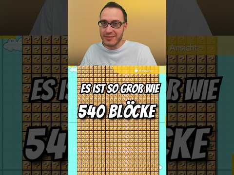 What is the BIGGEST OBJECT in Super Mario Maker 2? #SuperMario #Mario #Switch #MarioMaker2