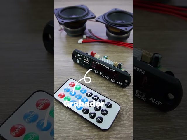 Vídeo relacionado con Asyduey Placa Amplificadora Decodificadora de Audio Bluetooth 2x80W 160W Amplificador Reproductor de Audio 12V DIY Reproductor de MP3 Módulo de Radio FM para Coche TF USB