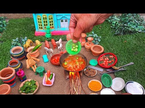 Miniature Carrot Matter Ki Sabzi Recipe | Tiny Food Art | Miniature Cooking Tutorial | Mini Dreamkey