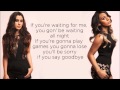 Fifth Harmony - Going Nowhere (Lyrics) (Studio Version)