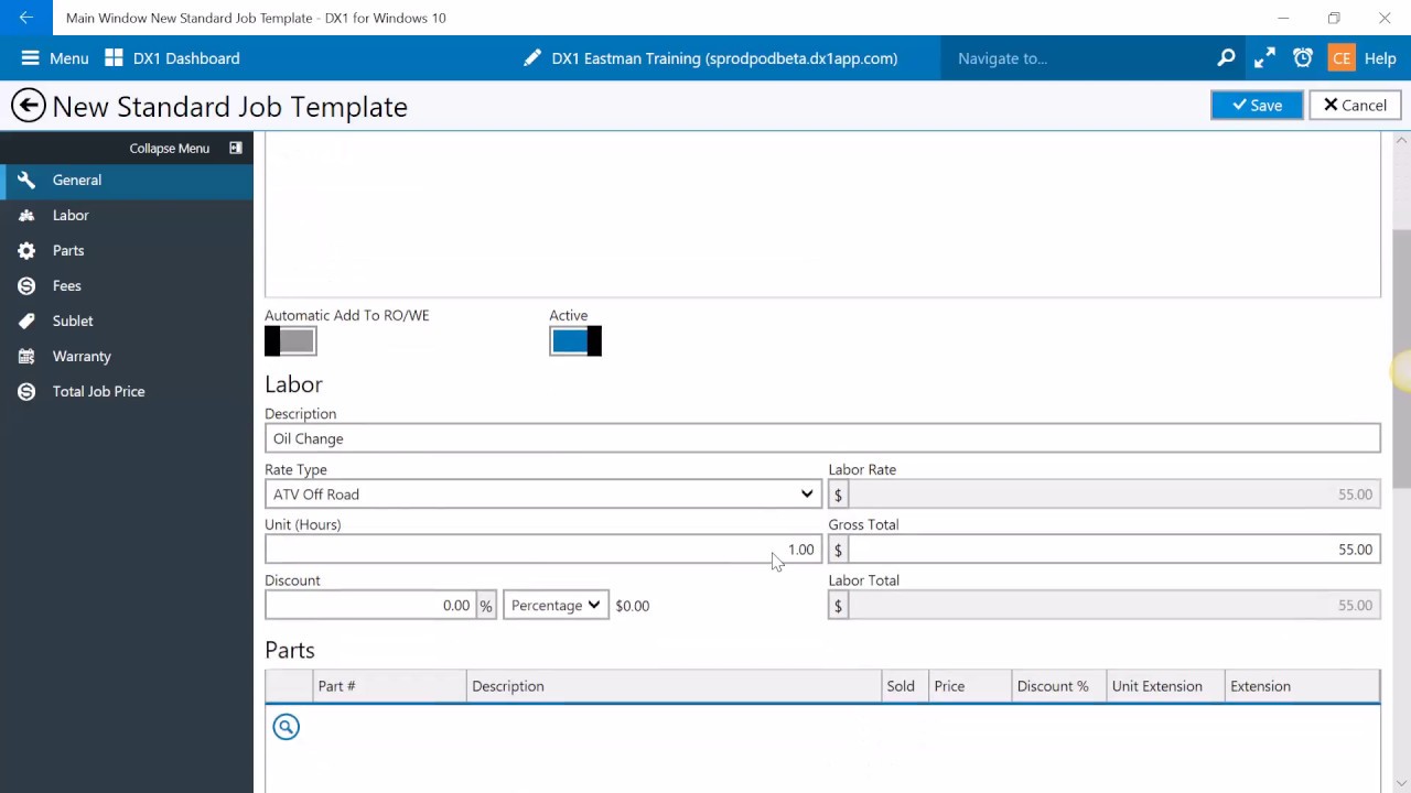 Creating Service Invoice Templates