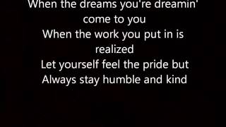 Video thumbnail of "Humble and Kind Tim McGraw with  Lyrics"