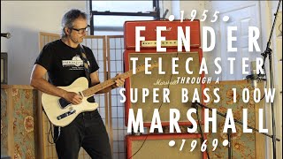 Video thumbnail for 1955 Fender Telecaster Through a 1969 Marshall Super Bass 100W with Luca Benedetti // SOUND CHECK by Retrofret Vintage Guitars
