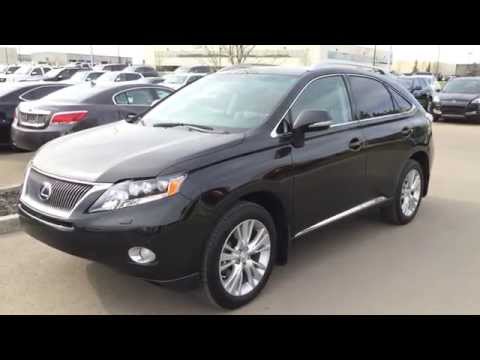 Lexus Certified Pre Owned Black 2012 RX 450h AWD Hybrid Review - Southside Edmonton