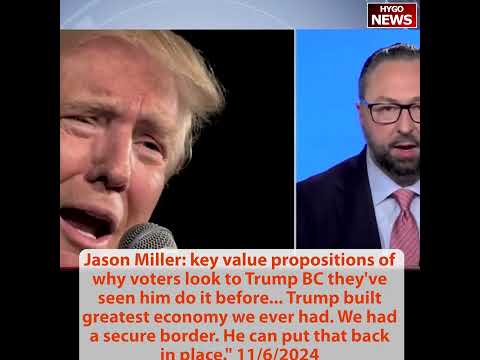 Jason Miller: Trump was in very good spirits last night, winning popular vote; can do it right away