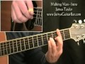 How To Play the Intro to James Taylor Walking Man ...