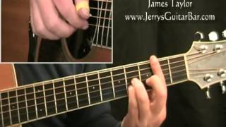 How To Play the Intro to James Taylor Walking Man