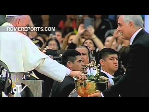 Detalles del Papa en Paraguay