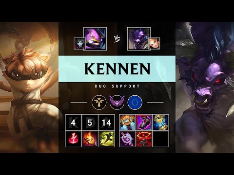 Kennen Support vs Alistar - EUW Master Patch 25.18