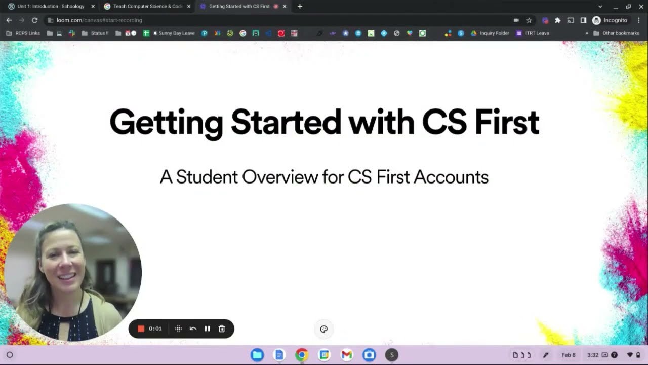 Getting started in CS First (for students with CS First accounts)