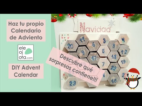 Cómo hacer un Calendario de Adviento fácil