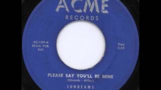 SUNBEAMS - PLEASE SAY YOU'LL BE MINE / YOU'VE GOT TO ROCK AND ROLL -ACME 109 - 1957