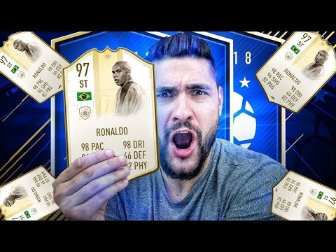 I GOT PRIME ICON MOMENTS 97 RONALDO !!!!! FIFA 19 DRAFT TO GLORY - ULTIMATE TEAM