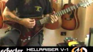 Video thumbnail for SCHECTER HELLRAISER V-1 FR by Goldmusicsrl