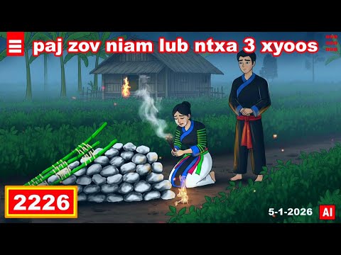 dab hais hmoob - 2226 - 5-1-2026 paj zov niam lub ntxa 3 xyoos, ลูกดีของแม่, the good daughter.