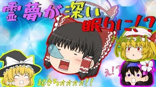 霊夢？が深い眠り....?についてしまったそうです。