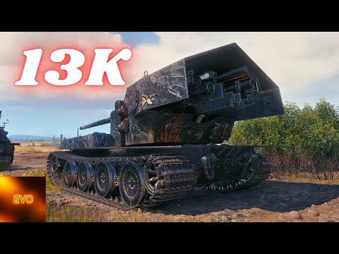 Waffenträger auf E 100 - 13K Damage 8 Kills & WT E 100 - 10K Damage   World of Tanks