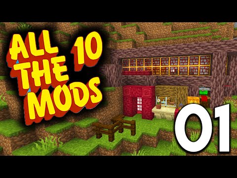 ATM 10 Let's Play Episode 1 - Starting Tips!