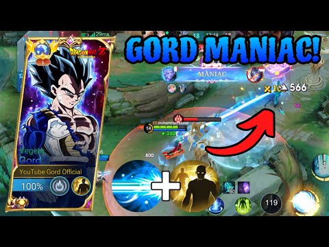 GORD 19 KILL + MANIAC!! GORD GAMEPLAY TOP GLOBAL + NEW BUILD 2025 - MOBILE LEGENDS