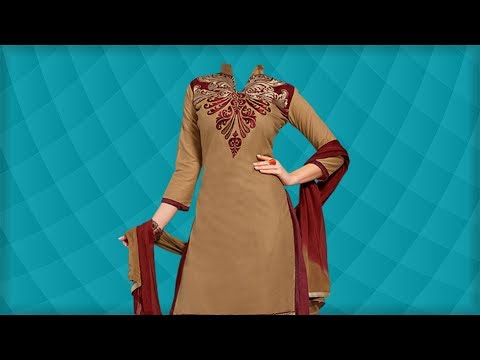 Women Salwar Suit Photo Editor Video