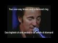 Two For The Road - Bruce Springsteen Sub ITA & lyrics