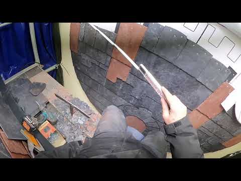 Das Colditzer Stadtwappen - Schieferornament - Teil 8