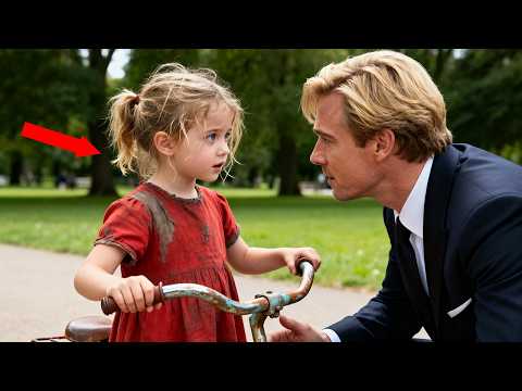 Poor Girl Finds a Bike in the Trash and Asks a Billionaire to Be Her Dad for One Day...