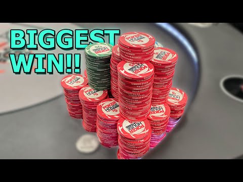 Crushing Texas Cash Game for BIGGEST WIN!! | POKER VLOG #21