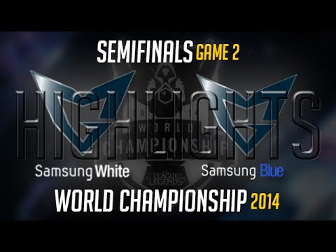 Samsung White vs Samsung Blue Game 2 Highlights semi-Final | LoL World Championship 2014 SSW vs SSB