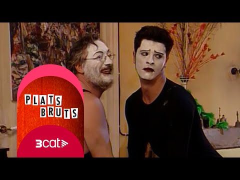 El David i el pare hippy del Lopes fan de mims a la Rambla - Plats bruts