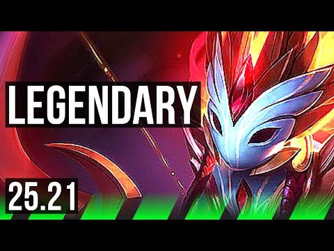 KINDRED vs HECARIM (JGL) | Legendary | KR Master | 25.21