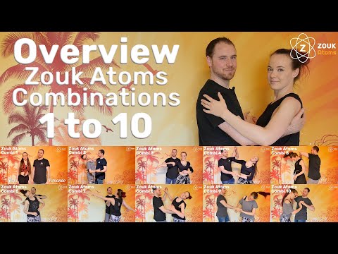 Overview Zouk Atoms Combinations - 1 to 10