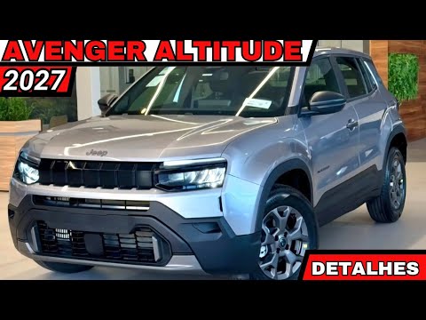 Novo Jeep Avenger Altitude MHEV 2027 chega por R$119.990 apostando em Custo-benefício contra Tera!