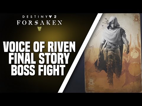 Destiny 2: Forsaken - Voice of Riven Final Boss Fight & Ending Cutscene