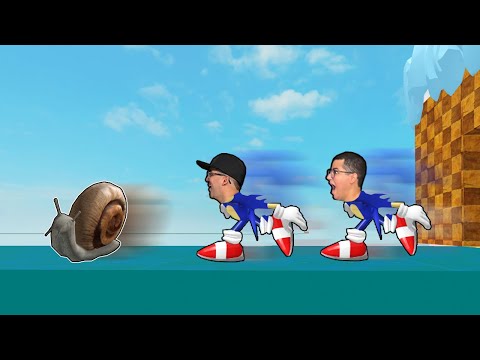 VIRAMOS SONIC MAS PERDEMOS OS PODERES DA VELOCIDADE E FICAMOS MEGA LENTOS!!